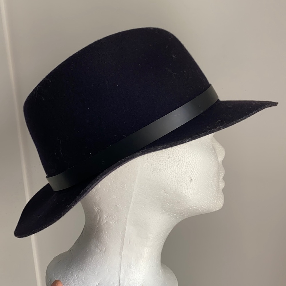 Rag and bone floppy brim hat navy
